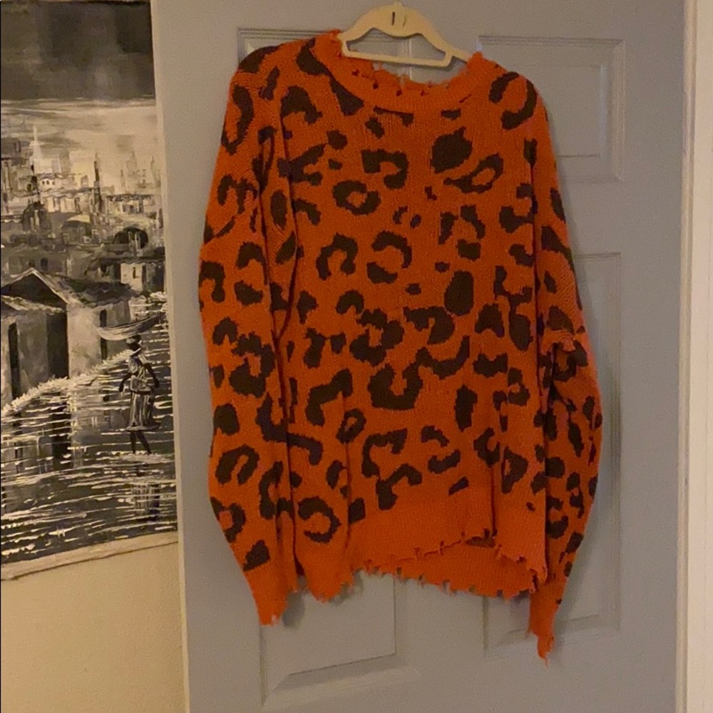 Cheetah sweater
